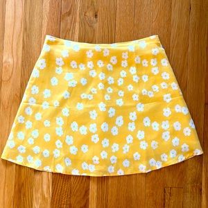 Yellow Flower Skirt